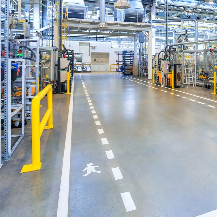 Professionelle Bodenmarkierungen
